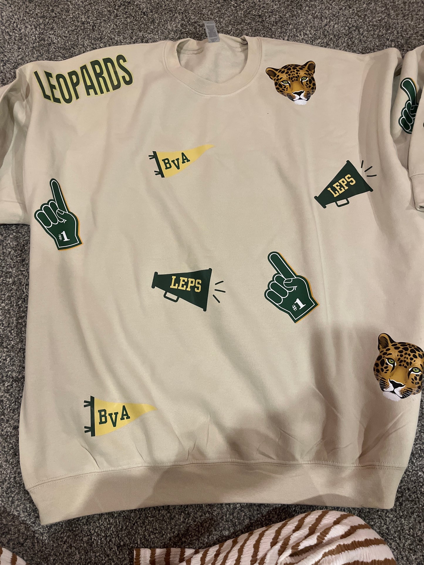 “Oopsie” Leopard Spirit Crew