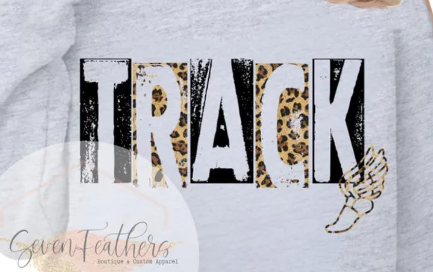Track Leopard Block Print
