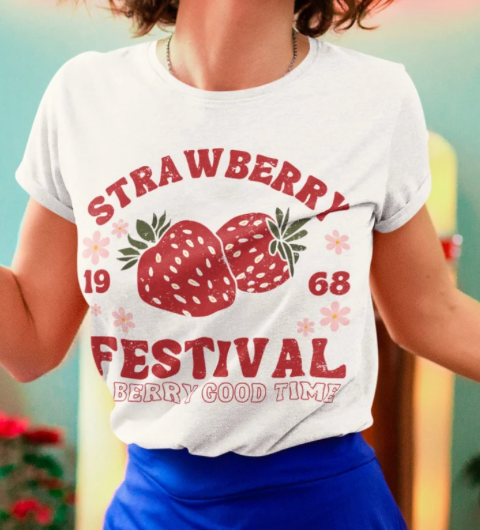 🍓Strawberry Festival Tshirt/Crewneck🍓