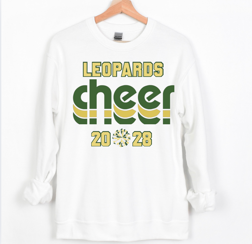 Leopard CHEER Crewneck