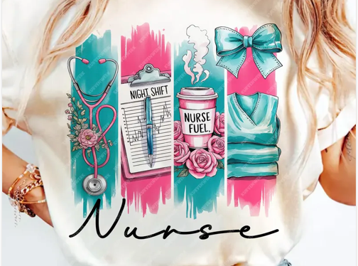Nurse Brushstroke Crewneck