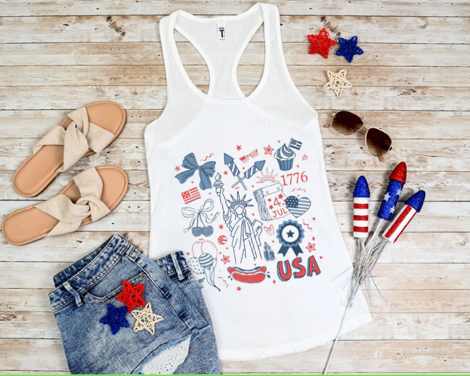 4th of July Tank or Crew
