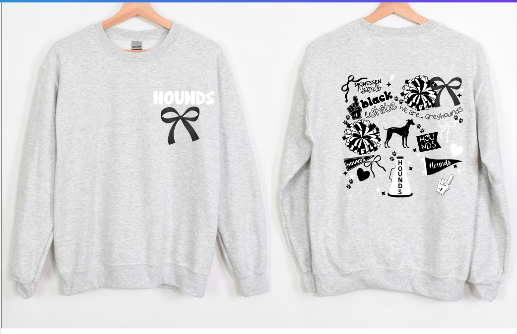 Monessen Spirit Bow Crewneck