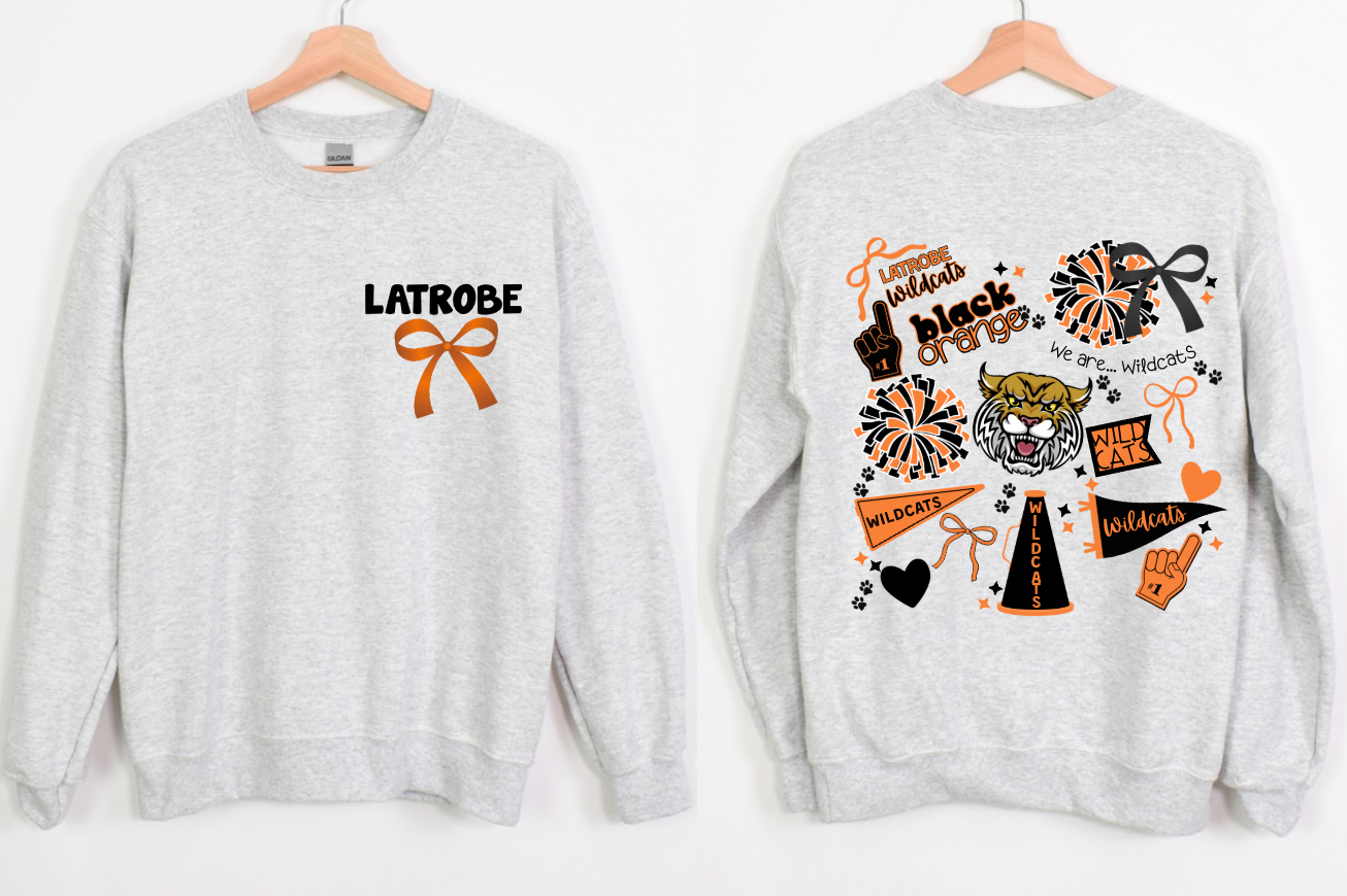Latrobe Spirit Bow Crewneck