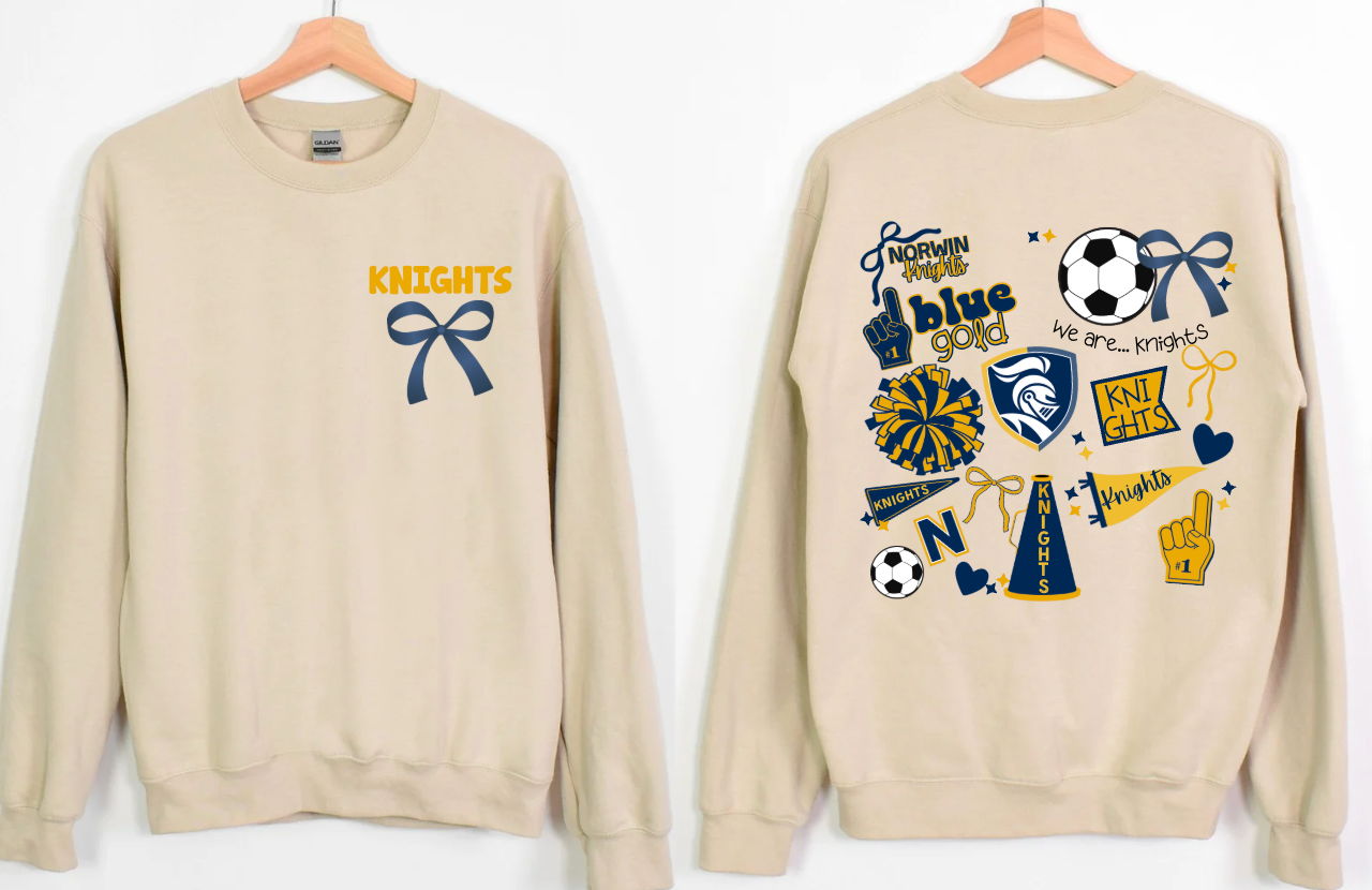 Norwin SOCCER Mama Bow Crewneck