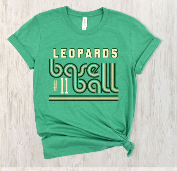 Retro Leopards Baseball