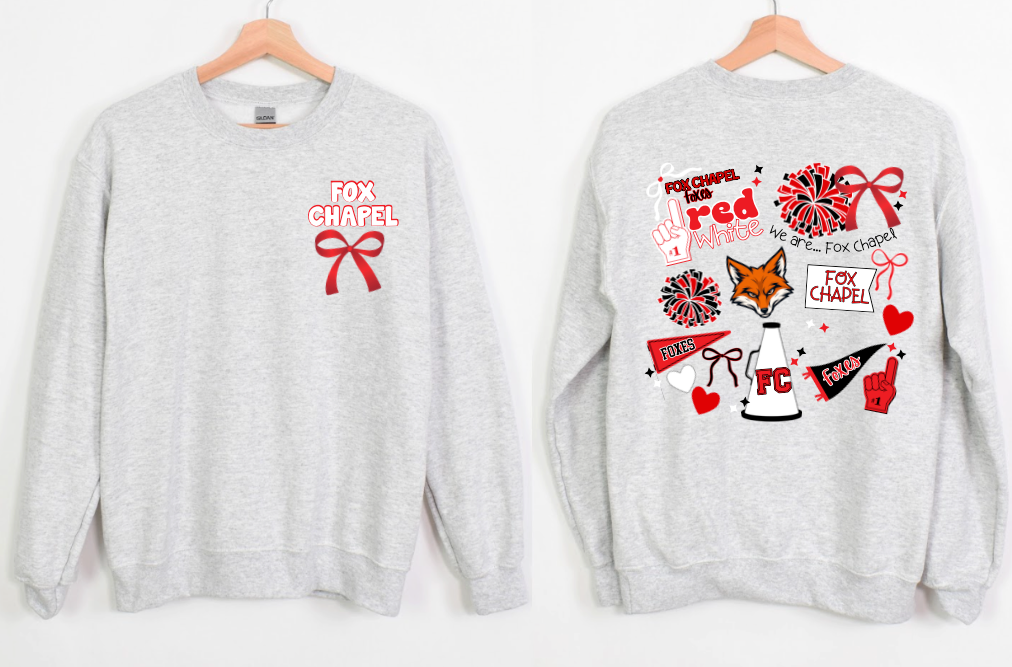 FOX CHAPEL Spirit Bow Crewneck