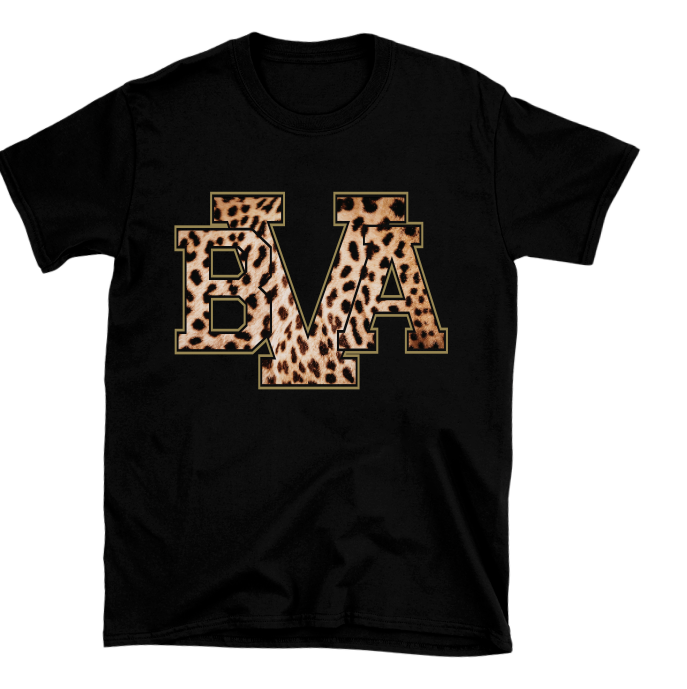 BVA Leopard Print Logo