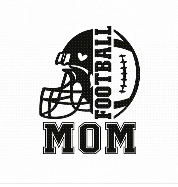 Football Mom Helmet/Football
