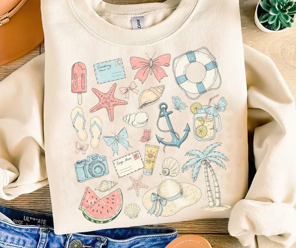 Summer Scattered Tee