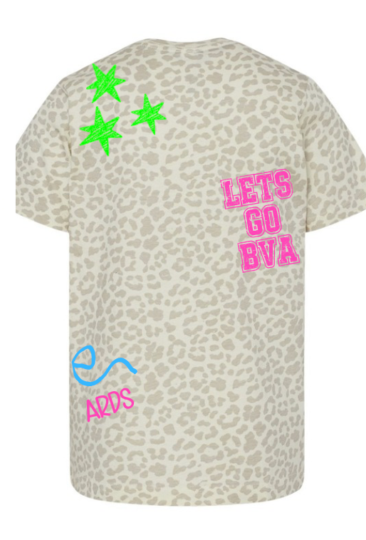Neon “Let’s Go BVA” Mini Tee