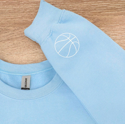 Basketball stacked bow shirt