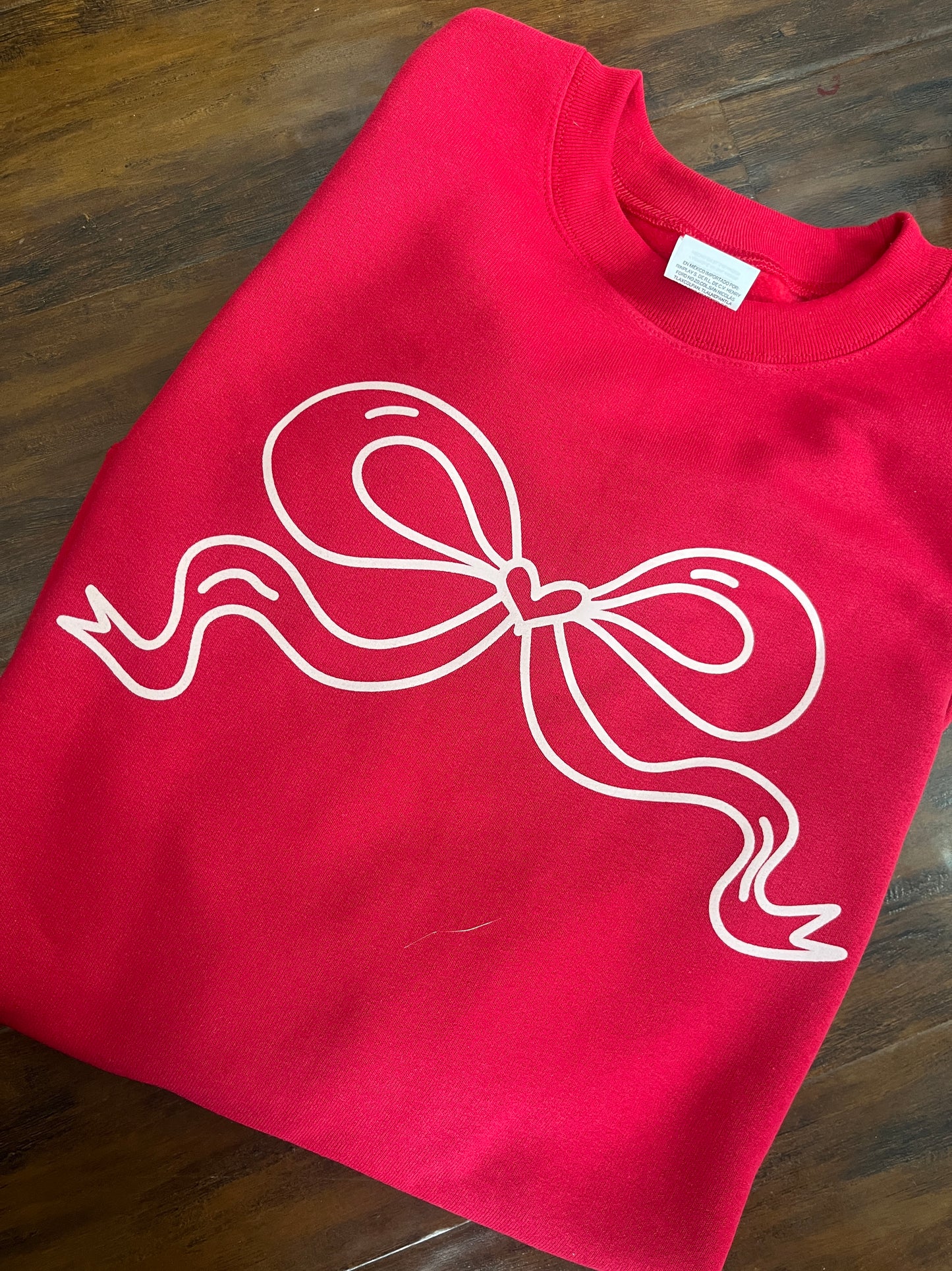 Valentine Bow Crewneck