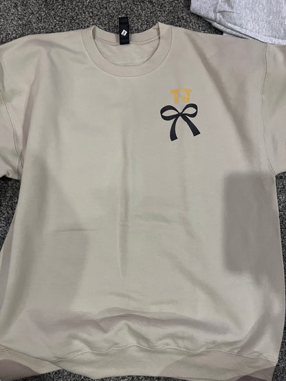“Oopsie” TJ Spirit Bow Crewneck (NATURAL)