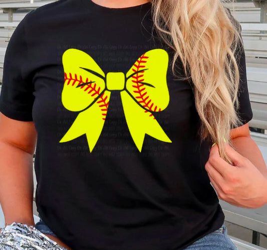 Softball Coquette Tee