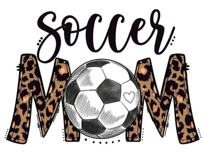 Leopard Print Soccer Mom tee