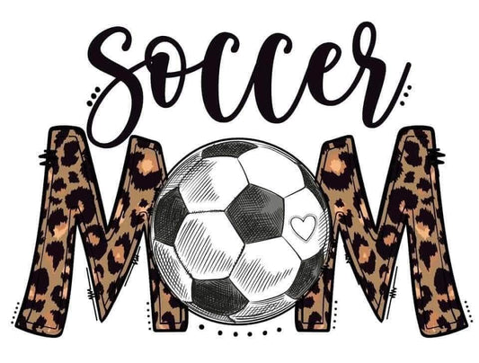 Leopard Print Soccer Mom tee