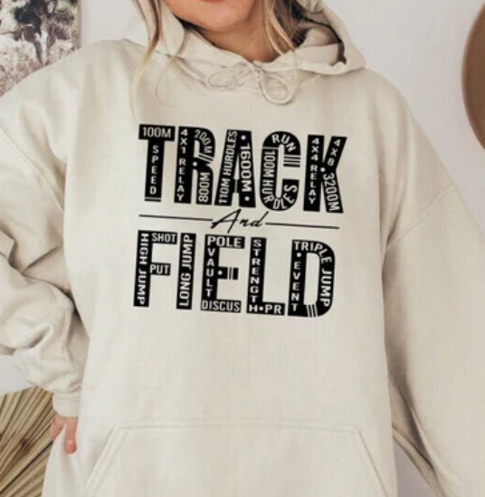 Track and Field Word Tee