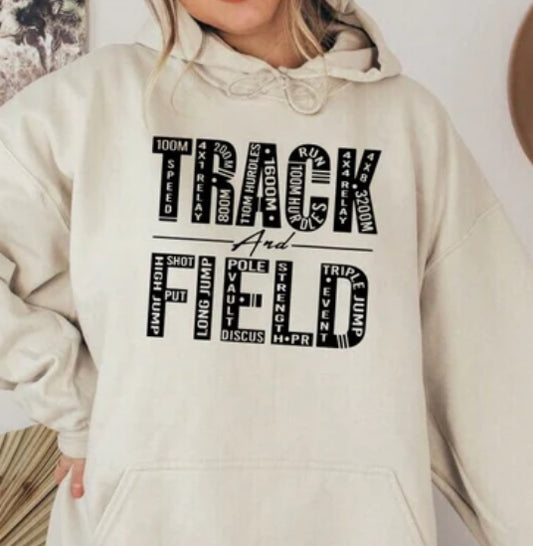 Track and Field Word Tee
