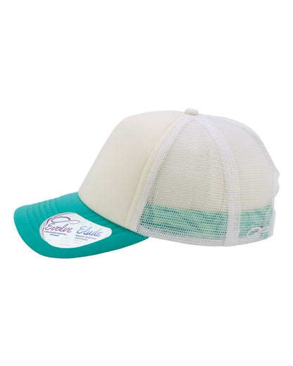 Boating and Floating Trucker hat with pony tail opening
