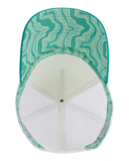 Boating and Floating Trucker hat with pony tail opening