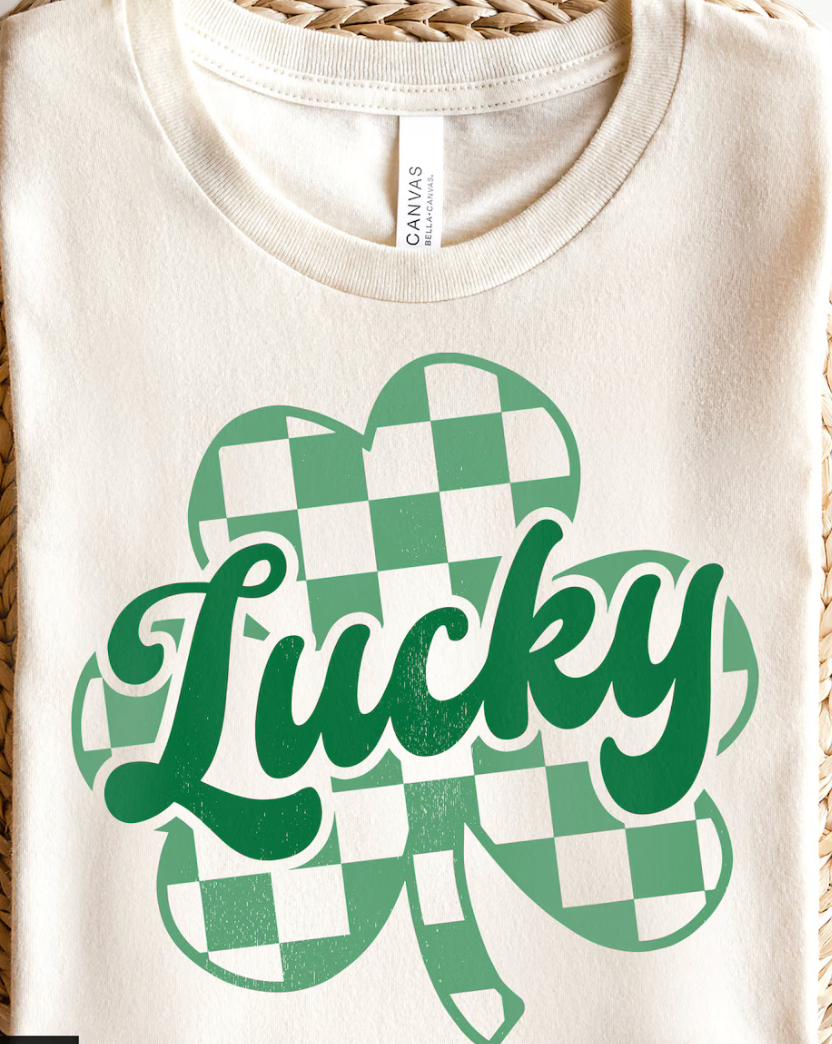 🍀 CHECKERED SHAMROCK STYLE! 🍀