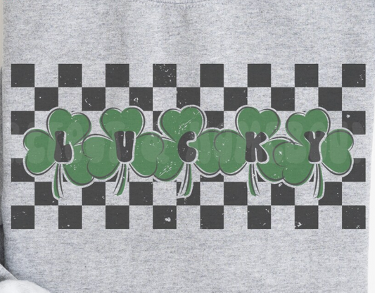 🍀 CHECKERED CHARM & SHAMROCK STYLE! 🍀