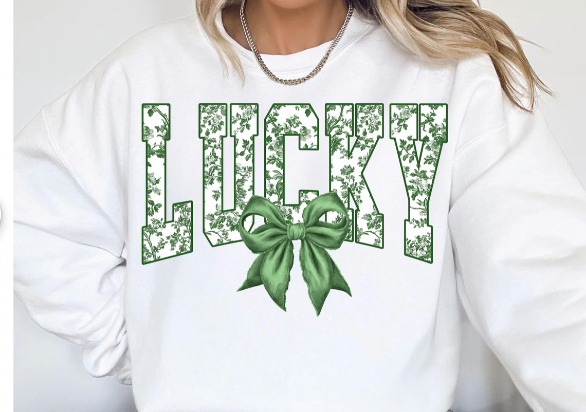 Lucky Bow Crewneck