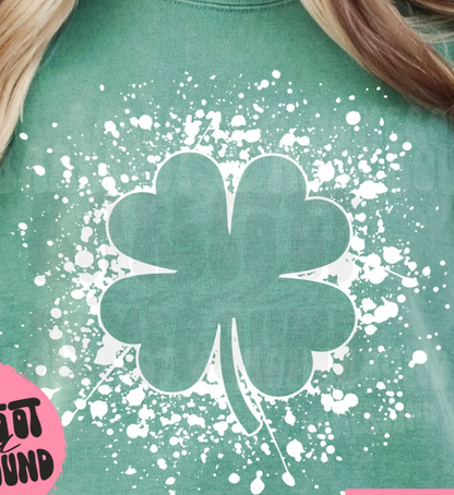 Shamrock Splatter Crewneck