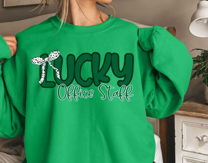 Lucky Office Staff Crewneck