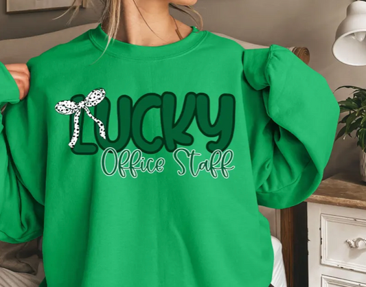 Lucky Office Staff Crewneck