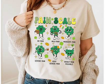 St Patrick's Pain Scale Crewneck