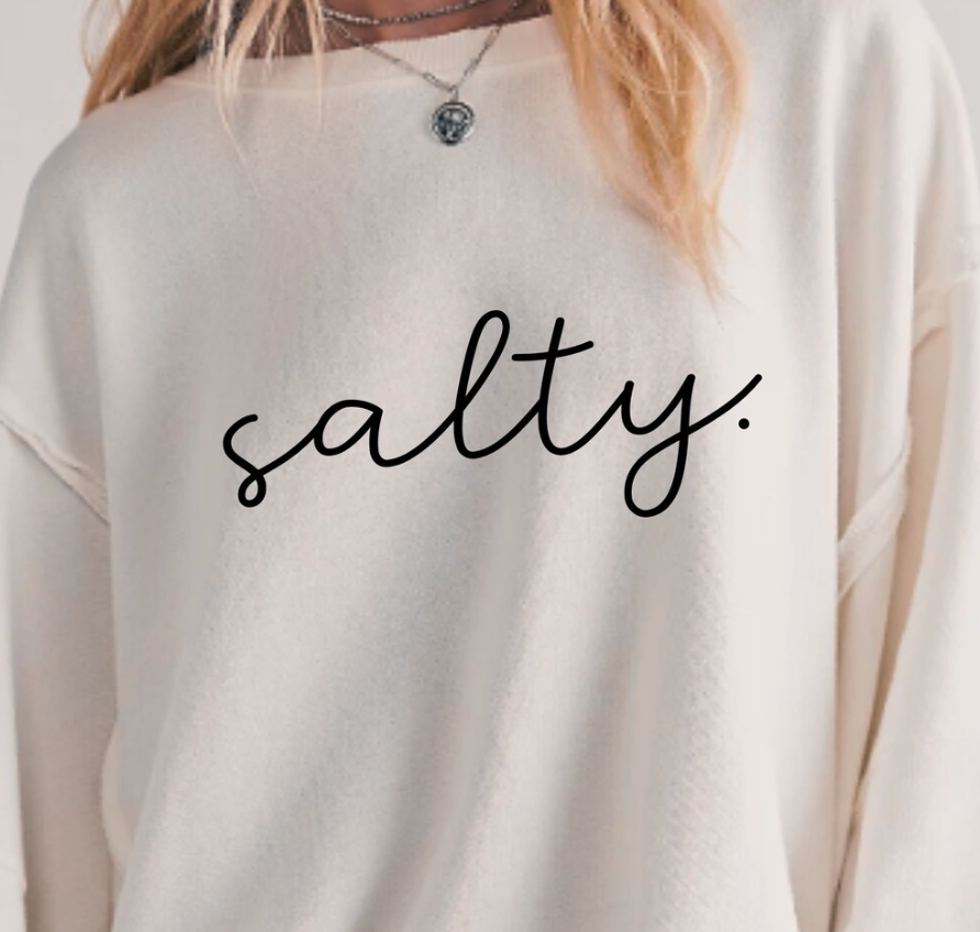 Salty cursive T