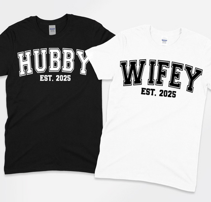 Hubby and Wifey Duo Tees