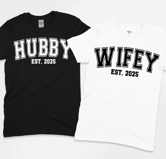 Hubby and Wifey Duo Tees