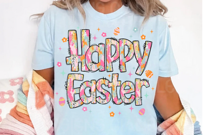 🎨🐰 Watercolor Happy Easter Tee! 🐰🎨
