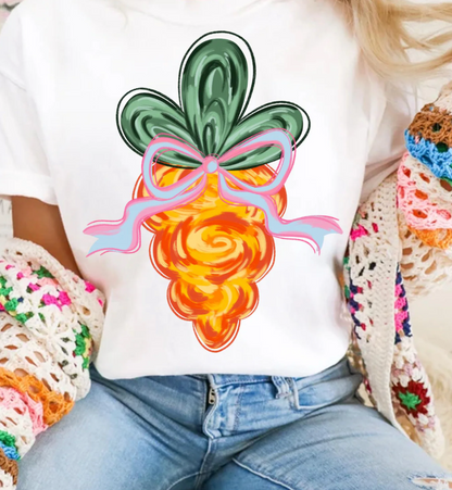 Watercolor Carrot Tee