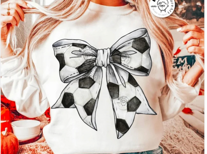 Soccer Bow Crewneck