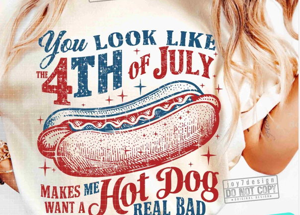 🌭 Hot Dog 4th of July Shirt🌭