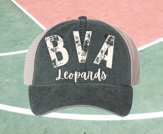 BVA Leopards on Trucker Hat