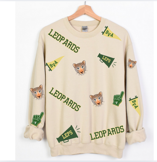 BVA Leopards Spirit Sweatshirt