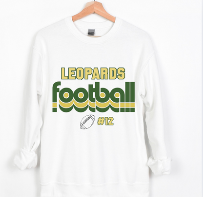 Leopard Football Crewneck