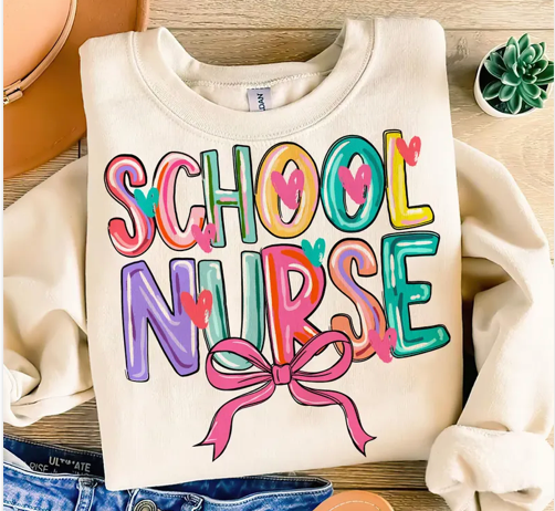 School Nurse Crewneck