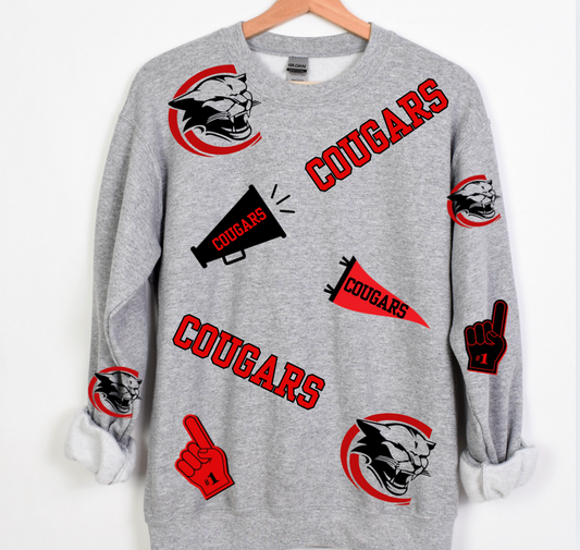 Charleroi Cougars Spirit Sweatshirt