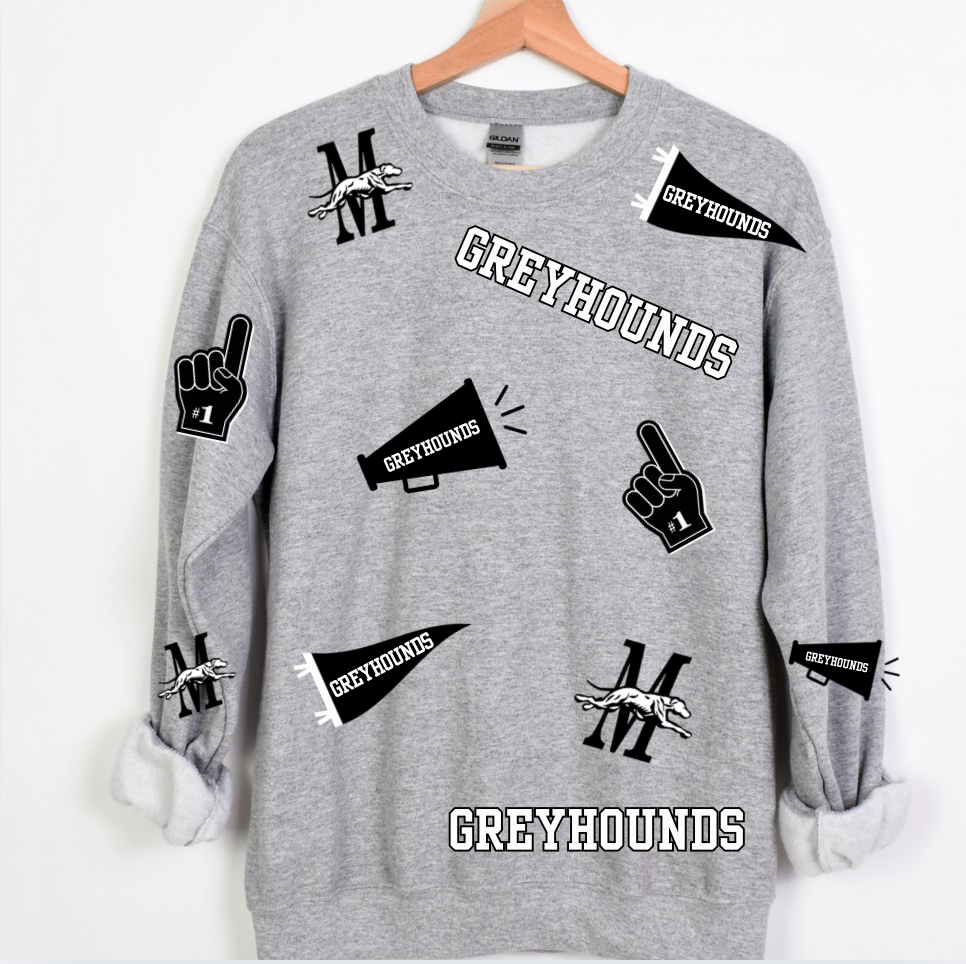 Monessen Greyhounds Spirit Sweatshirt