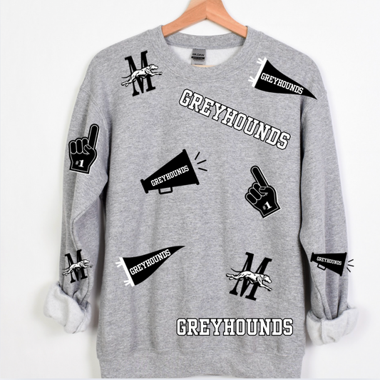 Monessen Greyhounds Spirit Sweatshirt