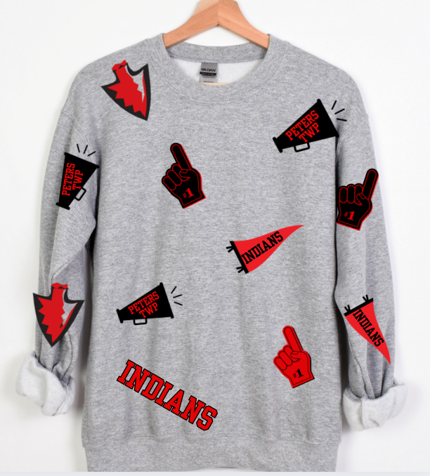 Peters Township INDIANS Spirit Sweatshirt