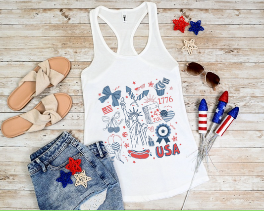 4th of July Tank or Crew