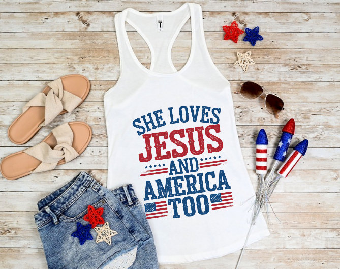 She Loves Jesus and America too