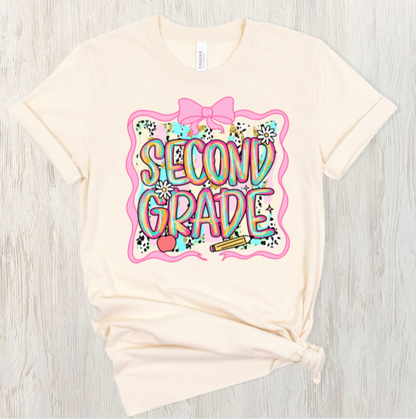 Watercolor Grade Level Tees